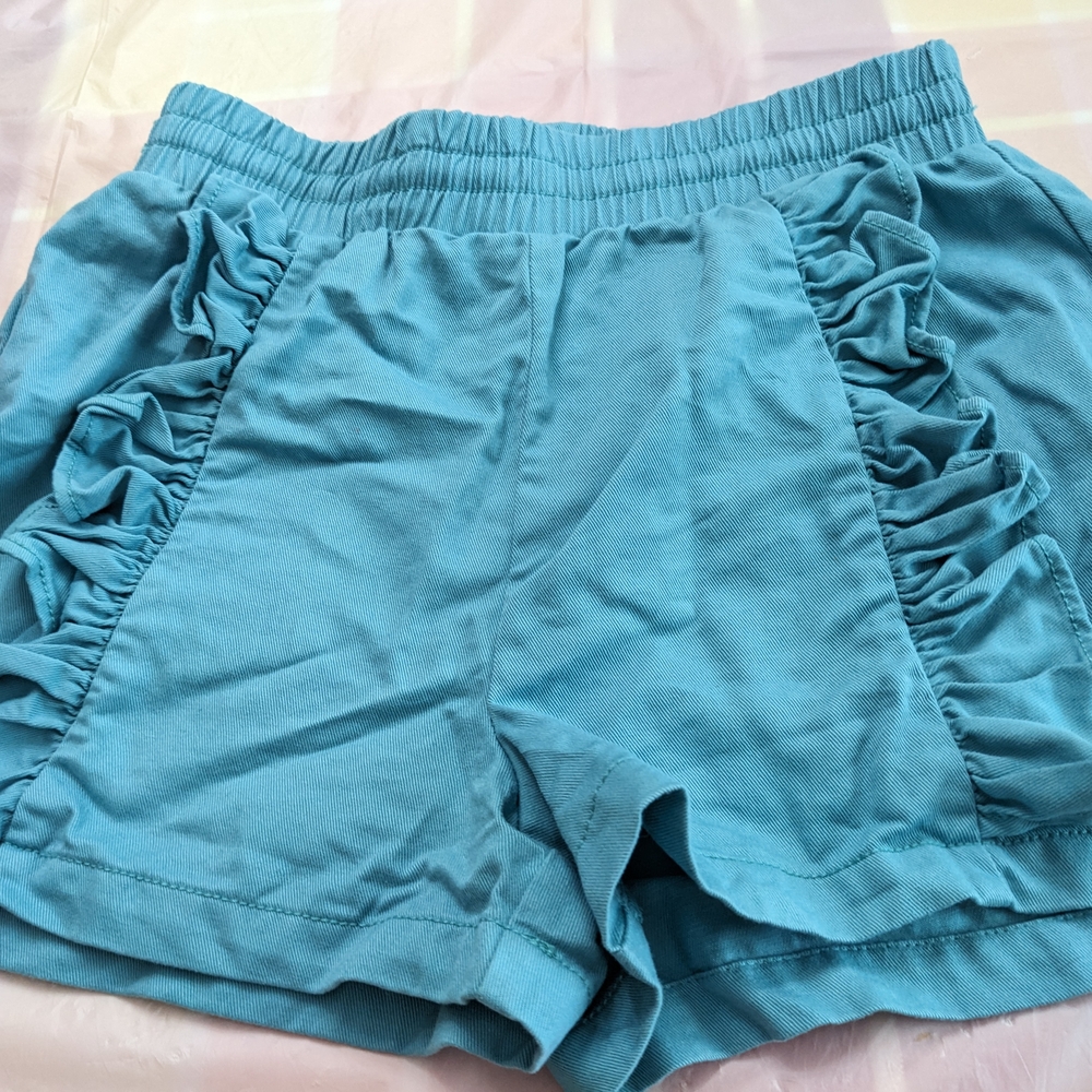 Tea Collection Shorts with Ruched Sides